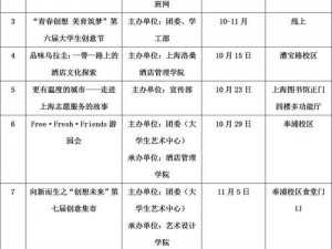 曹留 2023 年活动时间是怎样安排的？一二三四活动具体在何时举办？