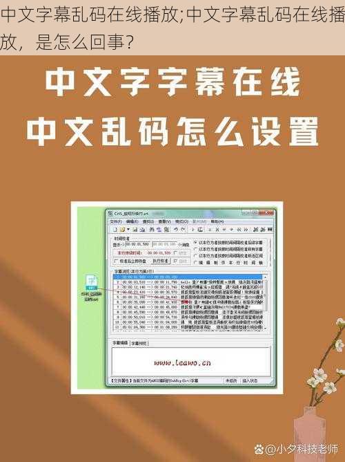 中文字幕乱码在线播放;中文字幕乱码在线播放，是怎么回事？