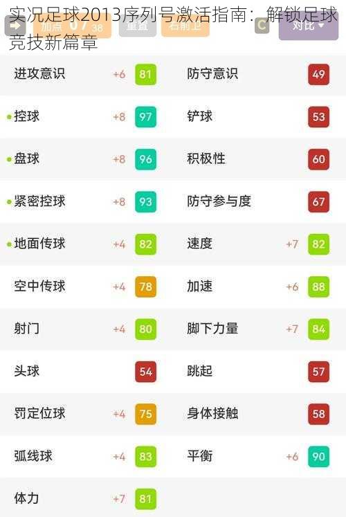 实况足球2013序列号激活指南：解锁足球竞技新篇章