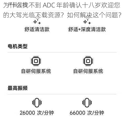 为什么找不到 ADC 年龄确认十八岁欢迎您的大驾光临下载资源？如何解决这个问题？