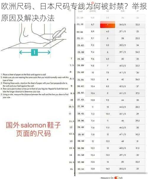 欧洲尺码、日本尺码专线为何被封禁？举报原因及解决办法